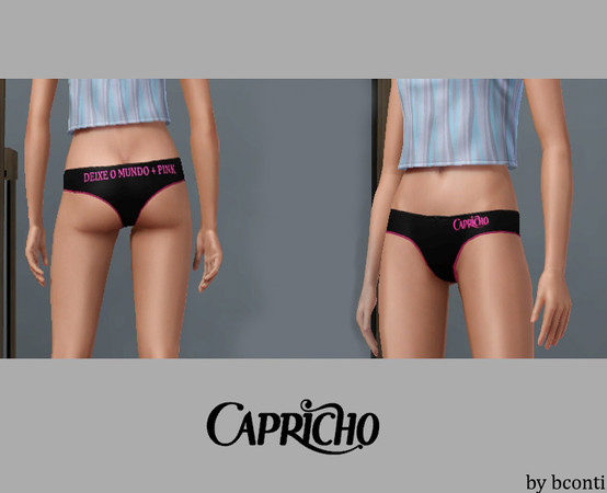 Sims 3 — Capricho Pants Pink by bconti — My first attempt is to make clothes! I hope you like Front: Capricho back: turn