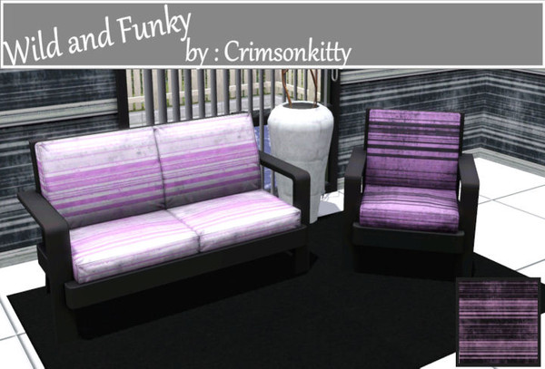 Sims 3 — Funky Stripes by saffroncat5 — SaffronCat5