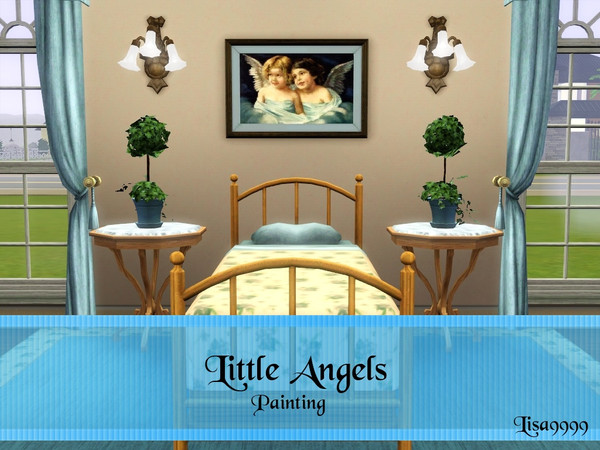 Sims 3 — Little Angels by lisa9999 — Painting two little angels. Lisa9999 TSRAA