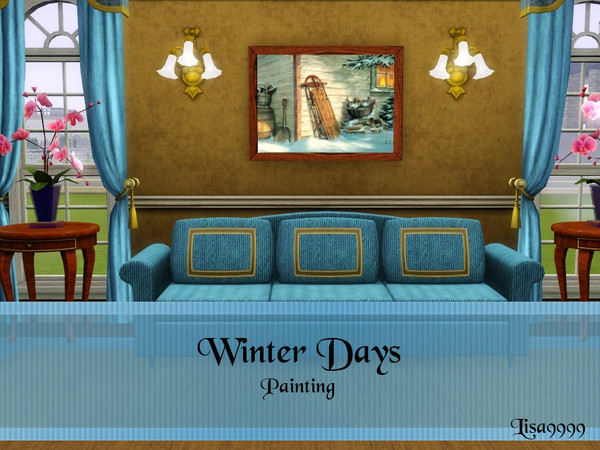 Sims 3 — Winters Day by lisa9999 — Painting of a cold winters day. Lisa9999 TSRAA