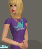 Sims 2 — \"Vegetarian\" Shirt for Teens by coolbeans23 — I don\'t own the design, if you care. Please enjoy the