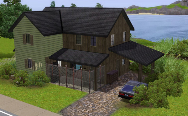 Sims 3 — Abandoned Urban Collection by saffroncat5 — This Abandoned house needs to be fixed.You could fix it up our your