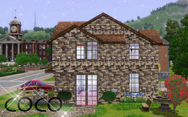 Sims 3 — Coco Starterhouse by TSR Archive — Coco Starterhouse Many thanks to: einfach simlisch (wondeful build objects)