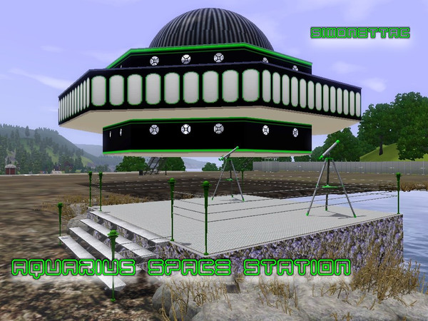 Sims 3 — Aquarius Space Station by SimonettaC — Ever wanted your Sims to visit Nasa? Well now your Sims can live in