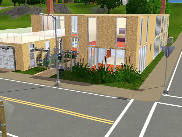 Sims 3 — 2bed3bathmod by skagrl7250 — 2 bedrooms, 3 bathrooms, large open living room, family room, garage, office/gym,