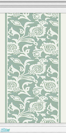 Sims 2 — Bouquet Wall Collection - #07 by paintedladysims — 7 of 14 wall designs in the collection.