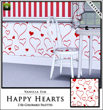 Sims 3 — Happy Hearts by Vanilla Sim — Happy Valentine's Day