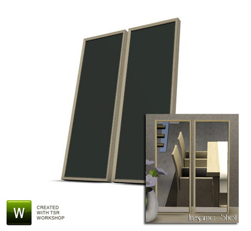 Sims 3 — Liams Corner Dining Mirrors by Angela — Liams Corner Dining Mirrors. Made by Angela@TSR (2010) Please don't