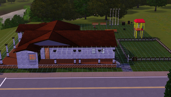 Sims 3 — Modernized by Vampite — Modernized is a home perfect for a large family, with 3 bedrooms, 4 beds (3 singles and