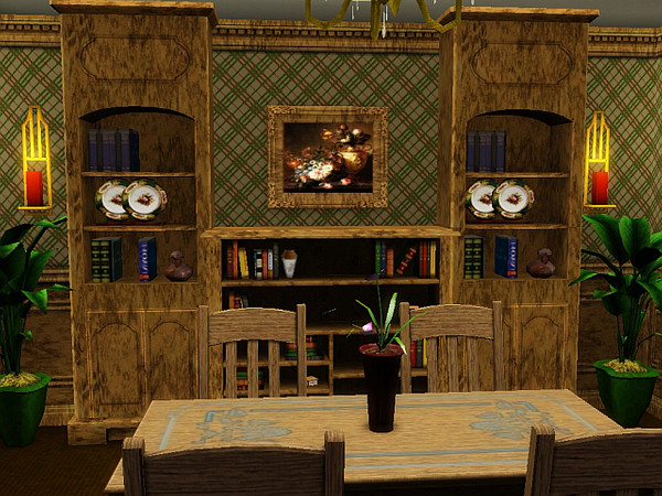 Sims 3 — A Still Life With Assorted Flowers  by wolfspryte — A painting by Lesourd Beauregard Ange Louis. Made to match