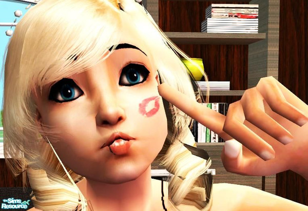 Sims 2 — Kiss On Cheek by wombatrip9 — 