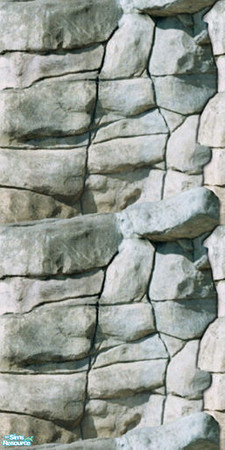 Sims 2 — Chunky Limestone by 71robert13 — Large blocks of rough limestone are \"dry set\" (no mortar is used)