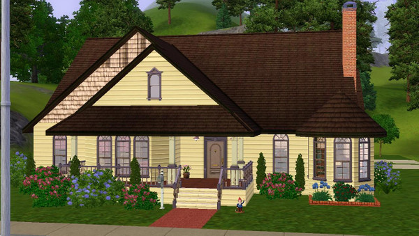 Sims 3 — 1607 Druid Circle by JadedSidhe — This lovely Victorian is designed to re-capture the charm and ambience fo