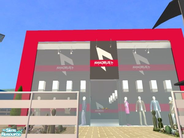 Sims 2 — AMADEUS JEANS SHOP by ivanhorvatsb — \"AMADEUS JEANS SHOP\" - Complete it furnishing and decorating