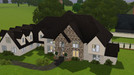 Sims 3 — Lexington Manor by ginaquin — HUGE lot with 5 bedroom suites and 1 guest bedroom. Office, formal dining room,