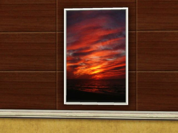 Sims 3 — Beach Sunrise 5 by jadepanther198303 — wall art