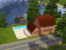 Sims 3 — Luxury House by Chantillii — On a 25 x 30 plot, this 2 storey modern house is a 1 bedroom, 1 bathroom, pure