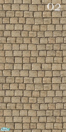 Sims 2 — Brick Set 15 - Wall02 by ayyuff — 