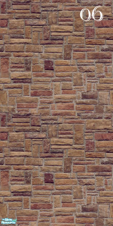Sims 2 — Brick Set 15 - Wall06 by ayyuff — 