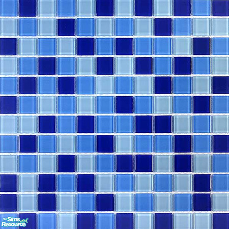 Sims 2 — Blue Variety Tile by lipzofanangell — Tile for people who love the color blue.