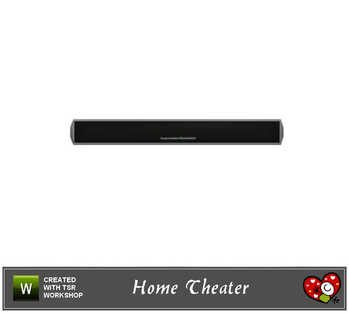 Sims 3 — Home Theater_Center Speaker by mensure — Center Speaker by mensure. It's modeled from Harman Kardon.