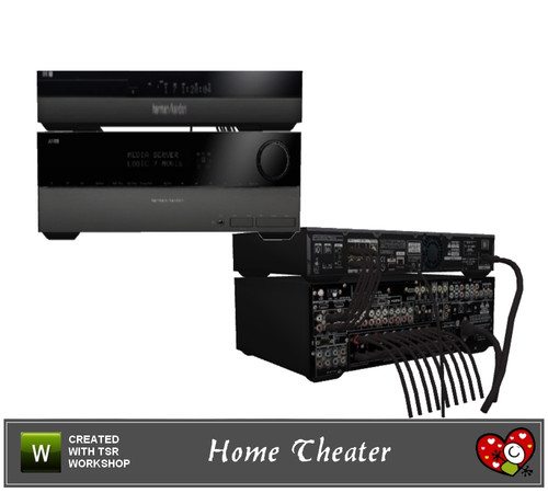Sims 3 — Home Theater_DVD System by mensure — DVD System by mensure. It's modeled from Harman Kardon.