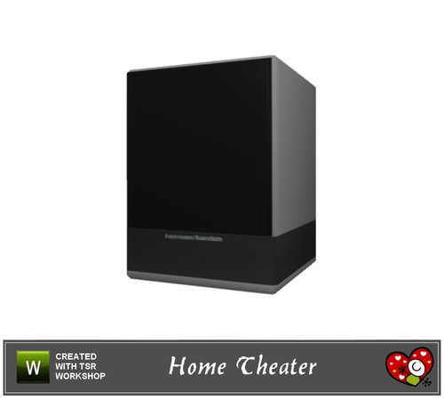 Sims 3 — Home Theater Set_Subwoofer by mensure — Subwoofer by mensure. It's modeled from Harman Kardon.
