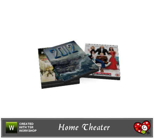 Sims 3 — Home Theater Set_DVD Boxes by mensure — DVD Boxes by mensure.