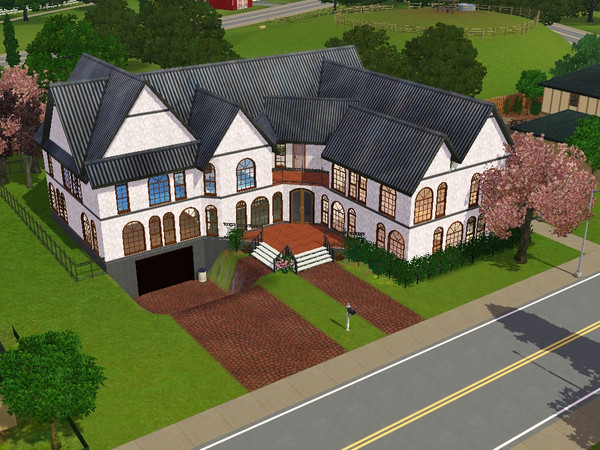 Sims 3 — Pleasant Simaritan [v1] by BrittNikk — My first ever shared Sims 3 lot! **Please note that Pleasant Simaritan