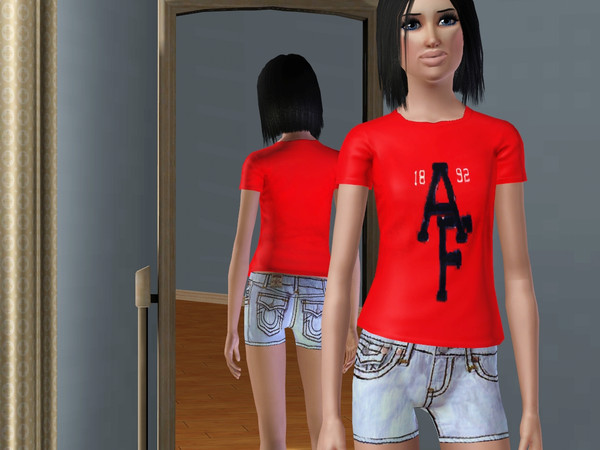Sims 3 — afteered by marleon — A&amp;F cotton tee