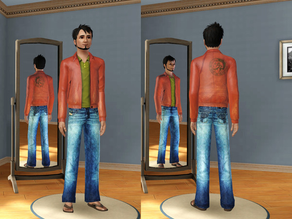 Sims 3 — dieseljacketjeans by marleon — diesel mens jacket and jeans