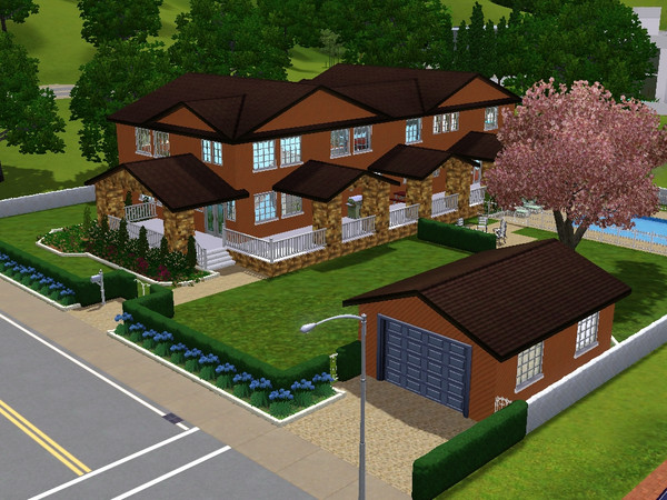 Sims 3 — Lenny Lane by skagrl7250 — 4 bedrooms, 3 bathrooms, living room, family room, office, pool, garage, large porch,