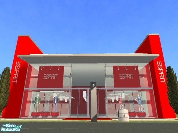Sims 2 — ESPRIT RETAIL SHOP by ivanhorvatsb — \"ESPRIT RETAIL SHOP\" - Complete it furnishing and decotating