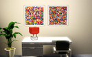 Sims 3 — Painting Canvas Set by Sophronis — Two modern abstract paintings are included in this set to decorate your walls