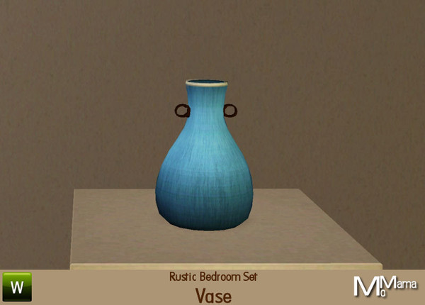 Sims 3 — NK Farmhouse BR Vase by MoMama — A handled vase with separate recolorable handles, vase and rim. By MoMama.