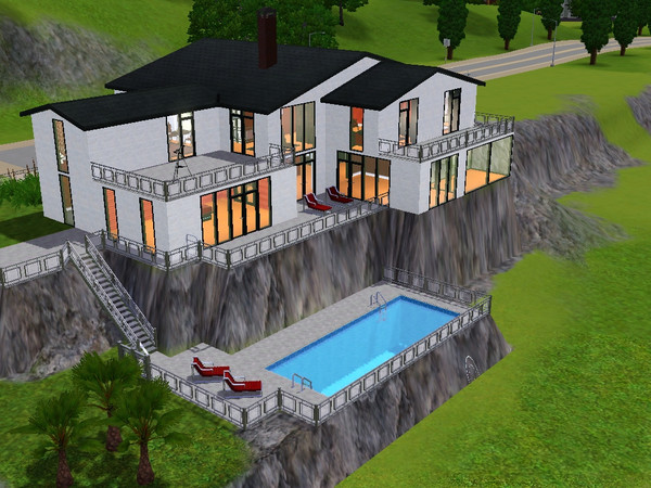 Sims 3 — Darby Drive by skagrl7250 — 4 bedrooms, 4 bathrooms, living room, family room, formal dining, office, pool,