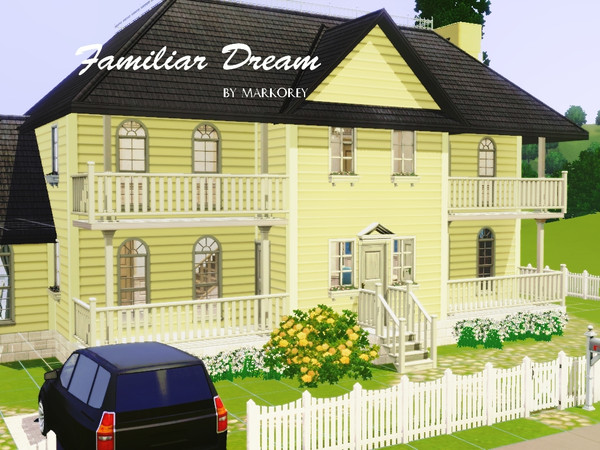 Sims 3 — Familiar Dream by markorey — La sutil y joven elegancia que presenta esta residencia hace de ella un lugar