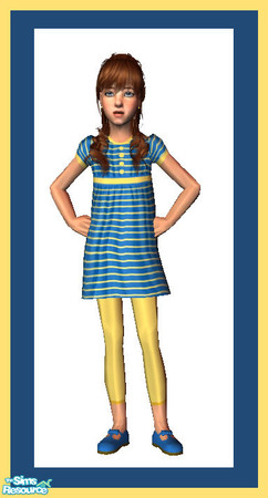 Sims 2 — Hannah Anderson Babydoll dress mesh by giasims — Here is my first mesh, I hope I have uploaded it correctly.