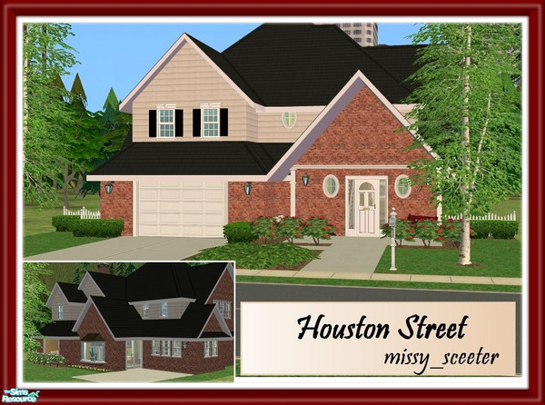 Sims 2 — Houston St by missy_sceeter — Cute & roomy home for your Sim families, with a cozy, homey feel. Great for
