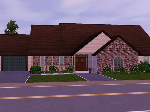 Sims 3 — Home Sweet Home Country Ranch by JeziBomb — Modest home with elegant style.