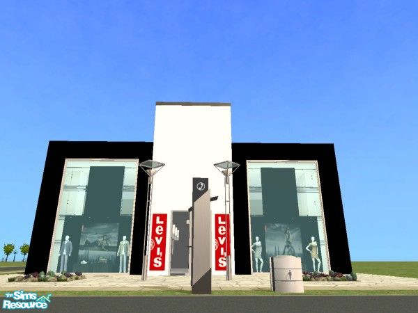 Sims 2 — LEVIS RETAIL SHOP by ivanhorvatsb — \"LEVIS RETAIL SHOP\" - Complete it furnishing and decorating