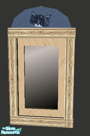 Sims 2 — Blue Ivory Bath - Mirror by ead425 — 