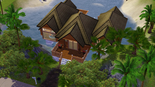 Sims 3 — Bora Bora by crackerjack2772 — A beautiful overwater bungalow, common to the tropical island of Bora Bora.