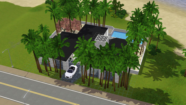 Sims 3 — Zen Solitude by JGazay — This 1 bedroom/ 2 bedroom home is a peaceful retreat away from the busy life of sunset