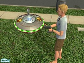 Sims 2 — Remote Control UFO by rebecah — The mesh and controller file must both be placed in your download directory in