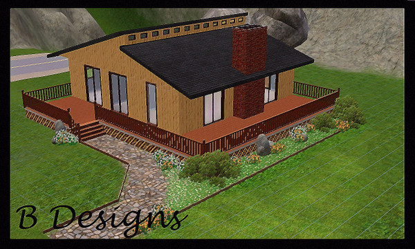 Sims 3 — B Designs 17 Lakeside House by littleb920 — B Designs 17 Lakeside House is a two bedroom one bathroom house. The