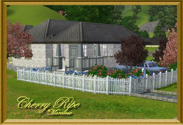 Sims 3 — Cherry Ripe  by marcorse — A 1 bdrm, 1bath compact home with 2 living areas and a fully fitted kitchen, for the