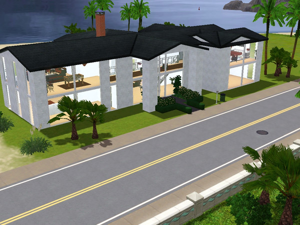 Sims 3 — Sophie Street by skagrl7250 — 4 bedrooms, 3 bathrooms, living room, famil room, office, pool.