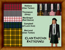 Sims 3 — Clan Tartan Patterns by tmross4 — These are official tartans that have been registered with the Internation