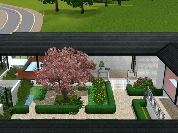 Sims 3 — Sweet Escape by skagrl7250 — 1 bedroom, 1 bathroom, office, gym, pool.